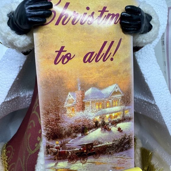 Thomas Kinkade Santa Tree Topper New - Picture 6 of 8
